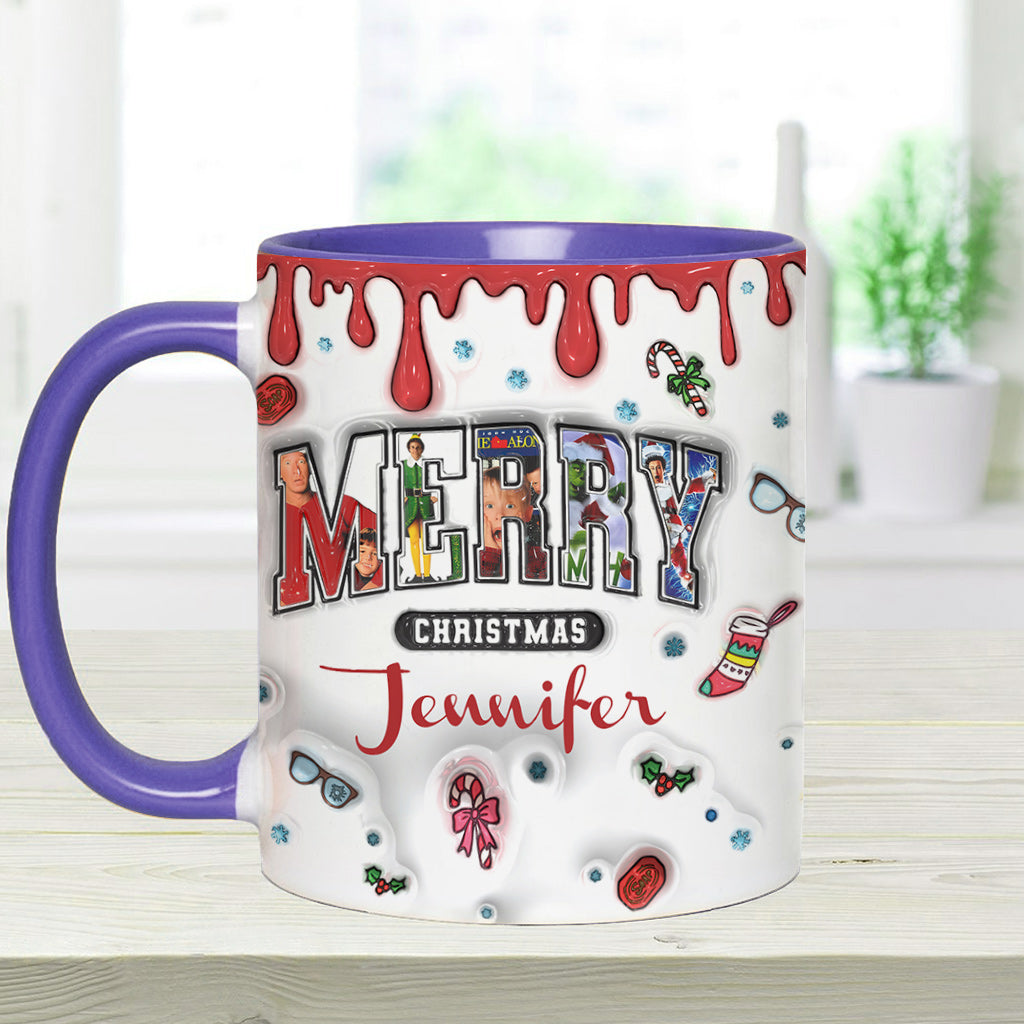 Christmas Movie - Personalized Accent Mug