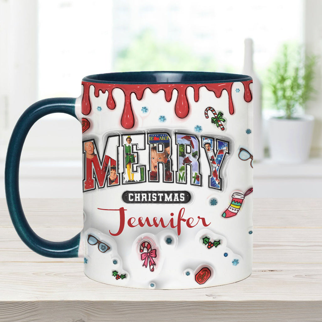 Christmas Movie - Personalized Accent Mug