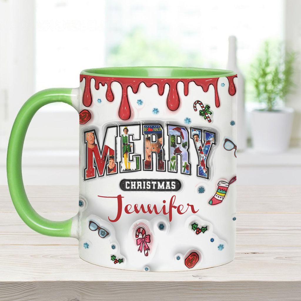Christmas Movie - Personalized Accent Mug
