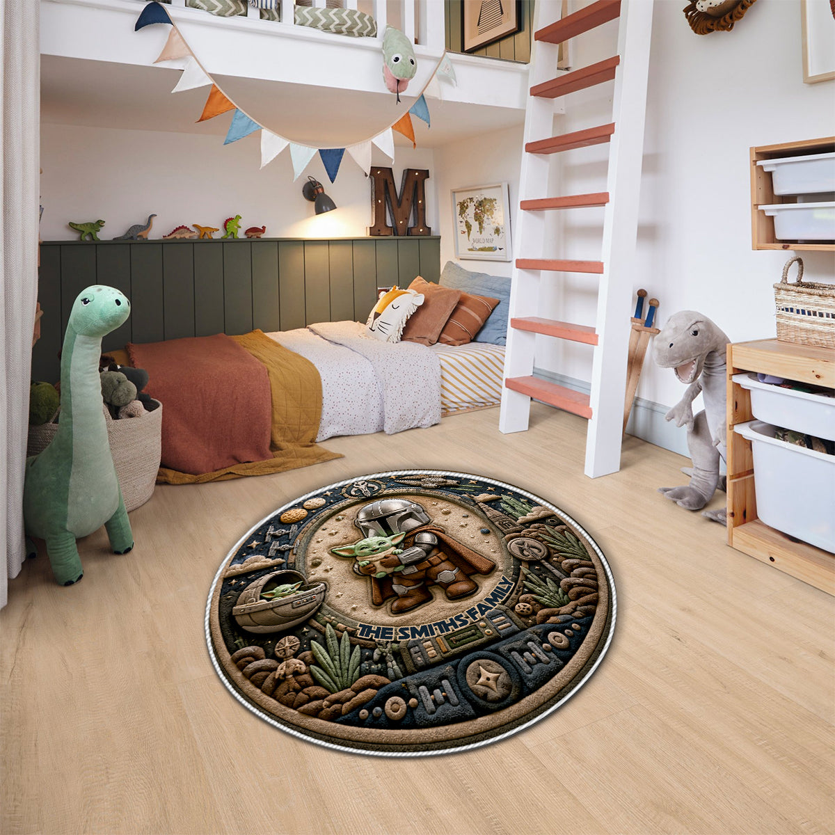 This Is The Way - Personalized The Force Non-Slip Tufted Rug