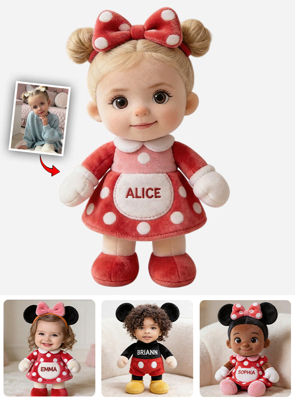Custom Any Photo - Personalized Kid Premium Faux Fur Pillow