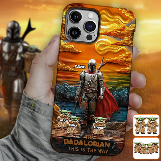 Best Dad Gift For Dad, Uncle, Grandpa,... - Personalized The Force Full Print Phone Case