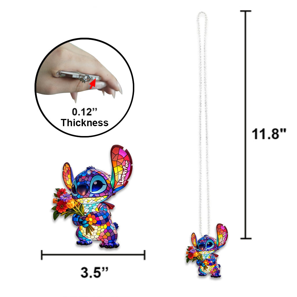 Ohana Means Family - Personalized Ohana Car Ornament