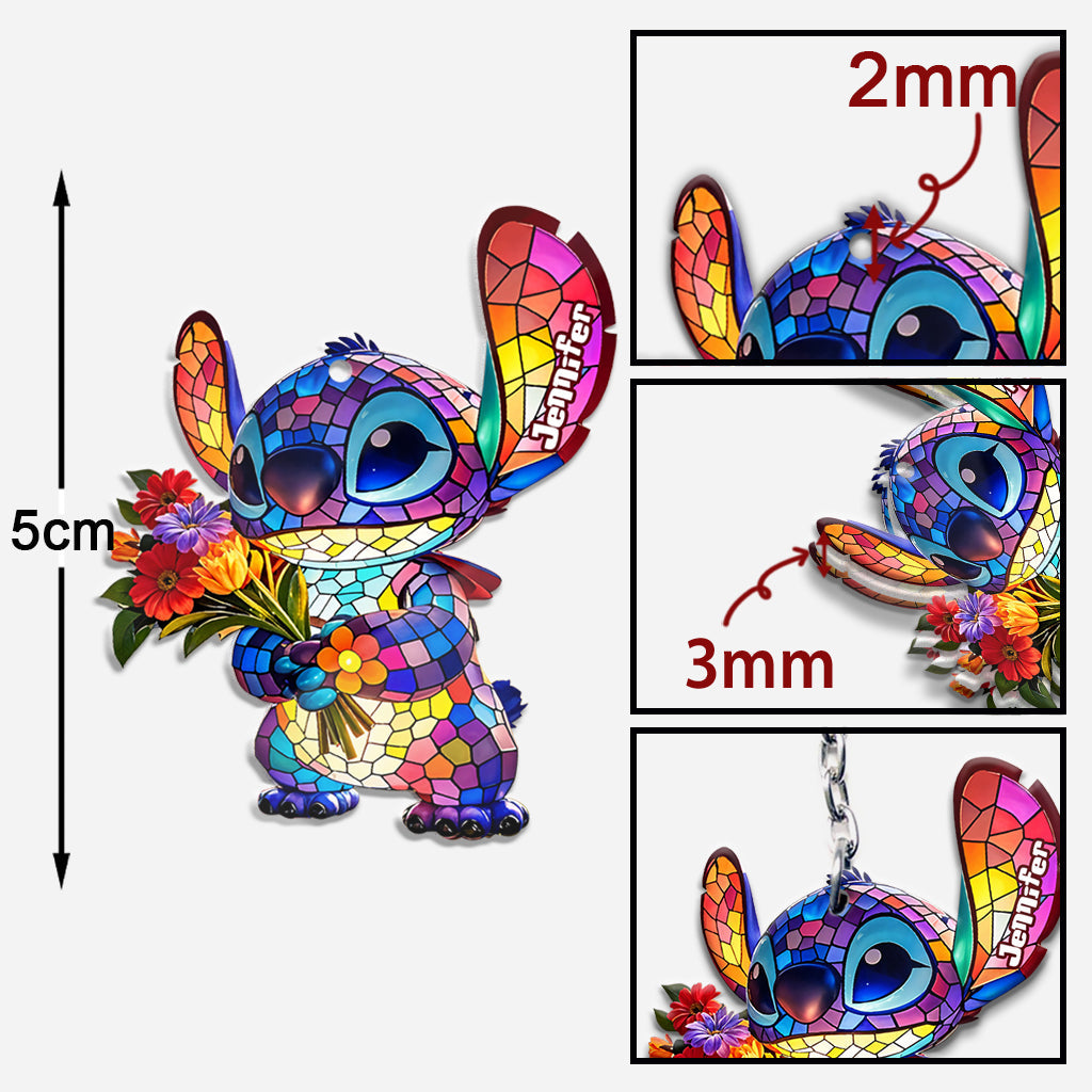 Ohana Means Family - Personalized Ohana Keychain