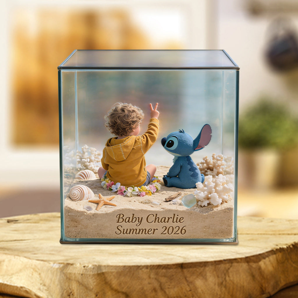 Love Summer - Personalized Ohana Custom Shaped Acrylic Plaque