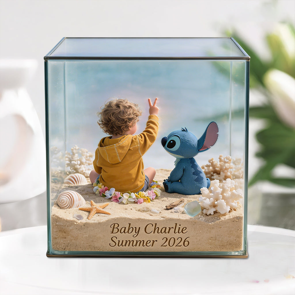 Love Summer - Personalized Ohana Custom Shaped Acrylic Plaque
