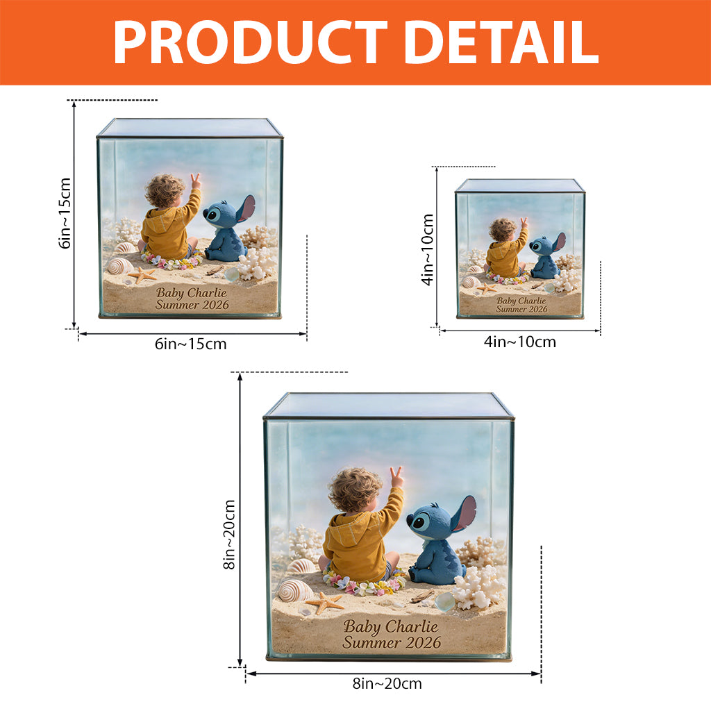 Love Summer - Personalized Ohana Custom Shaped Acrylic Plaque