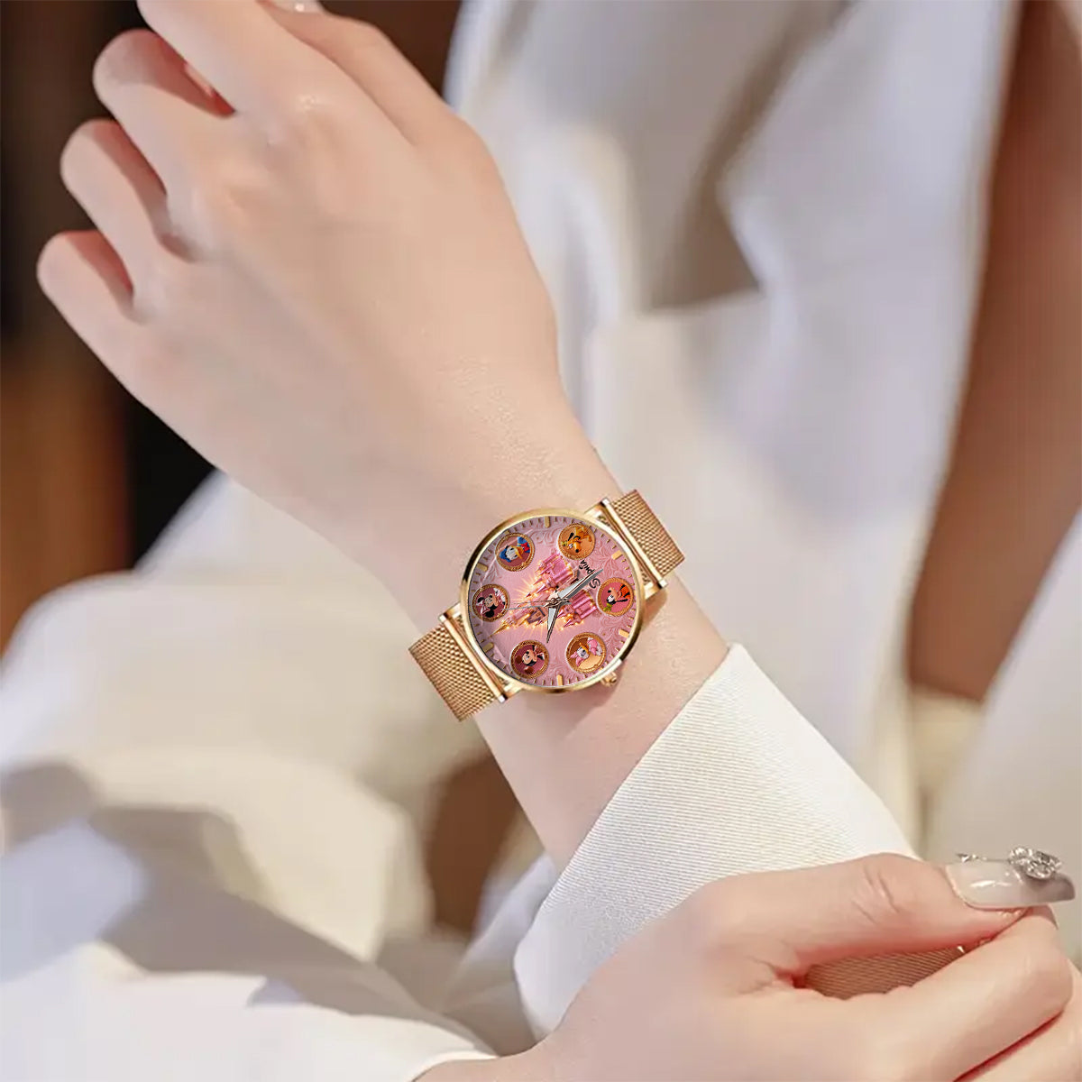 The Magical Castle - Personalized Mouse Women Hand Watch