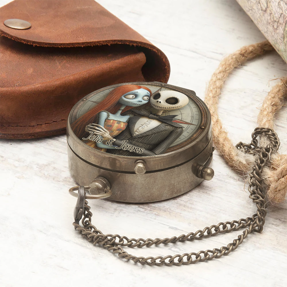 Find Your Way Home To Me - Personalized Couple Nightmare Compass