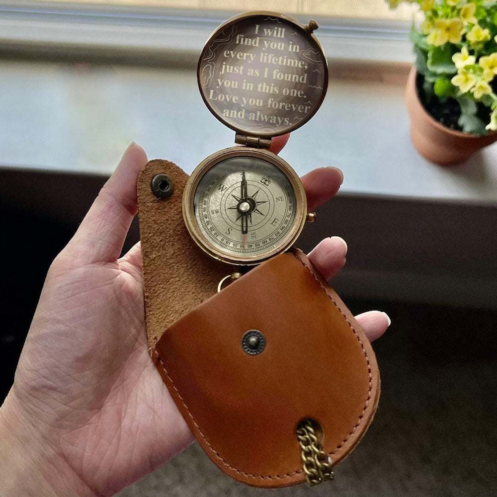 I Will Find You In Every Lifetime - Personalized Ohana Compass