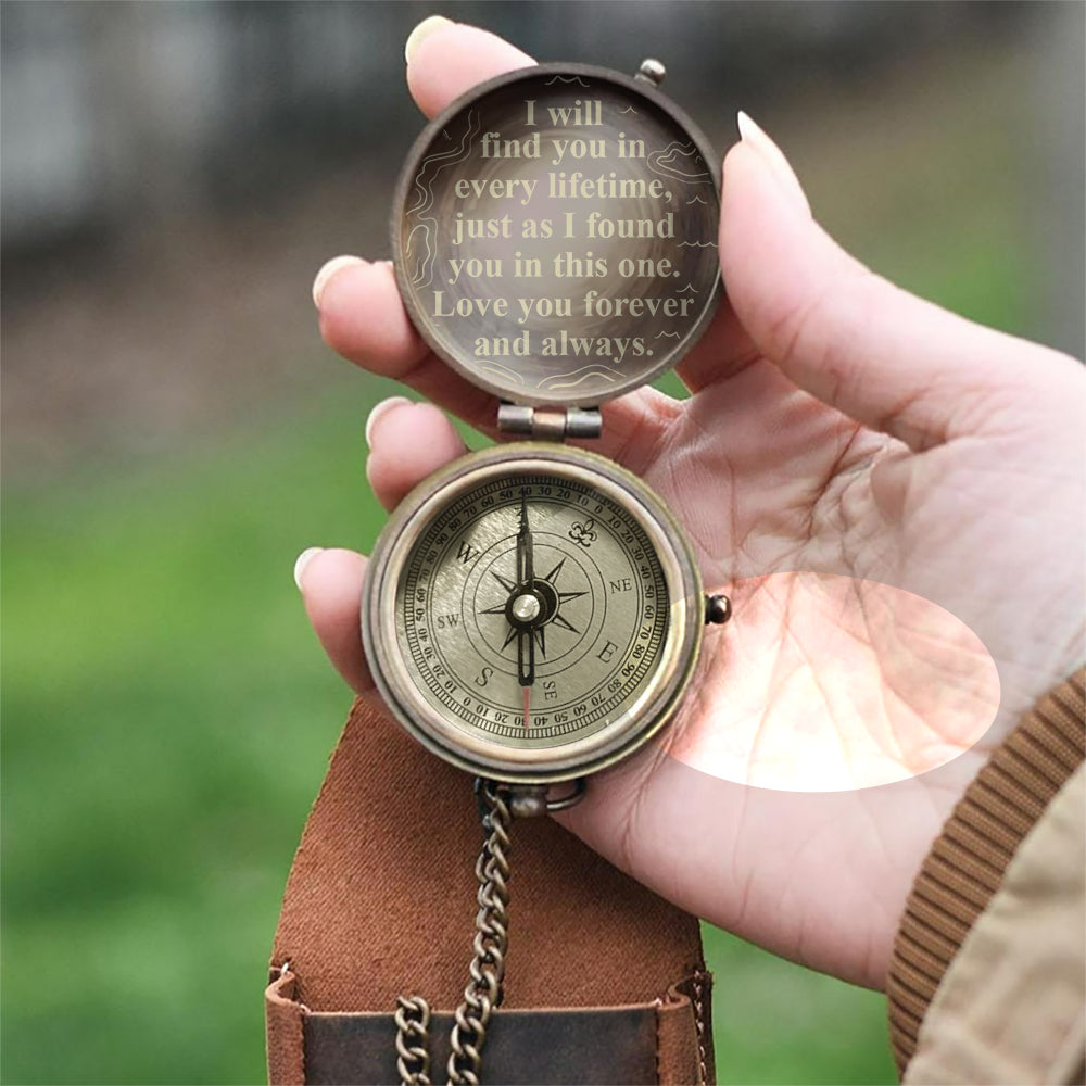 I Will Find You In Every Lifetime - Personalized Ohana Compass