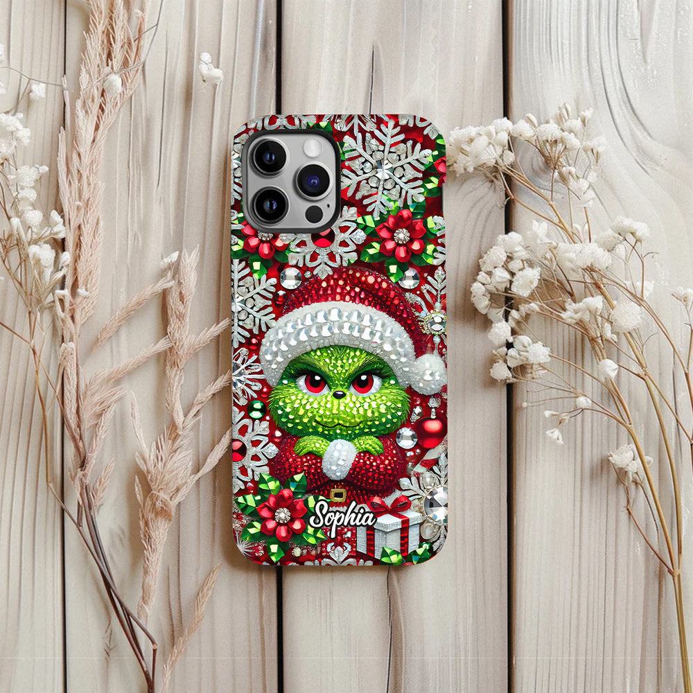 Merry Grinchmas - Personalized Stole Christmas Full Print Phone Case