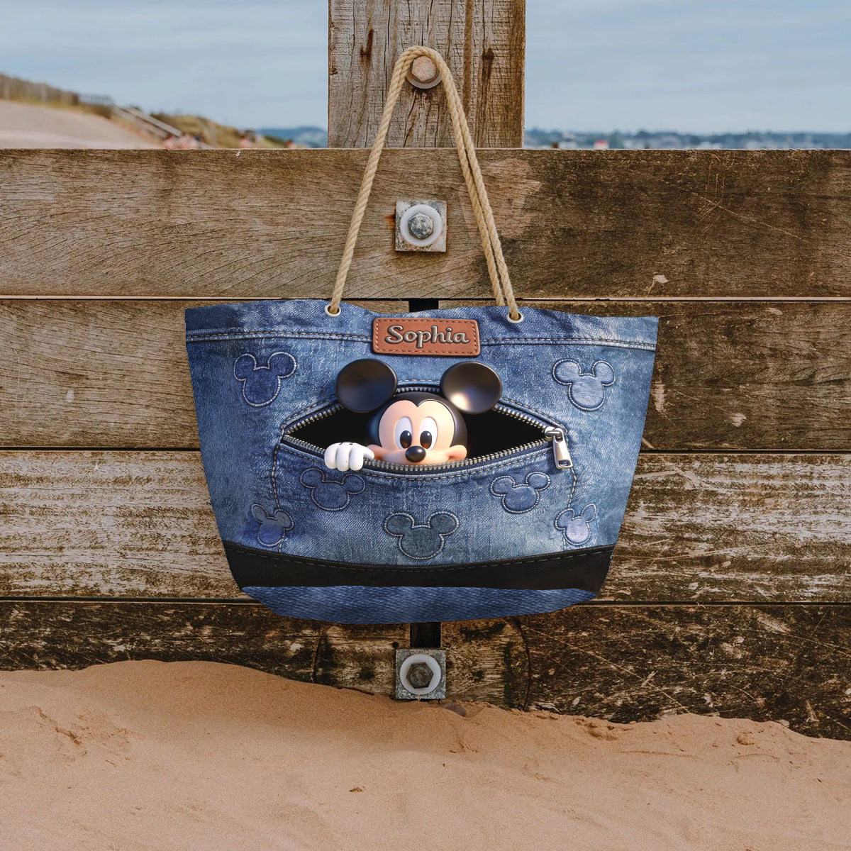 Magical Moments - Personalized Mouse Beach Bag