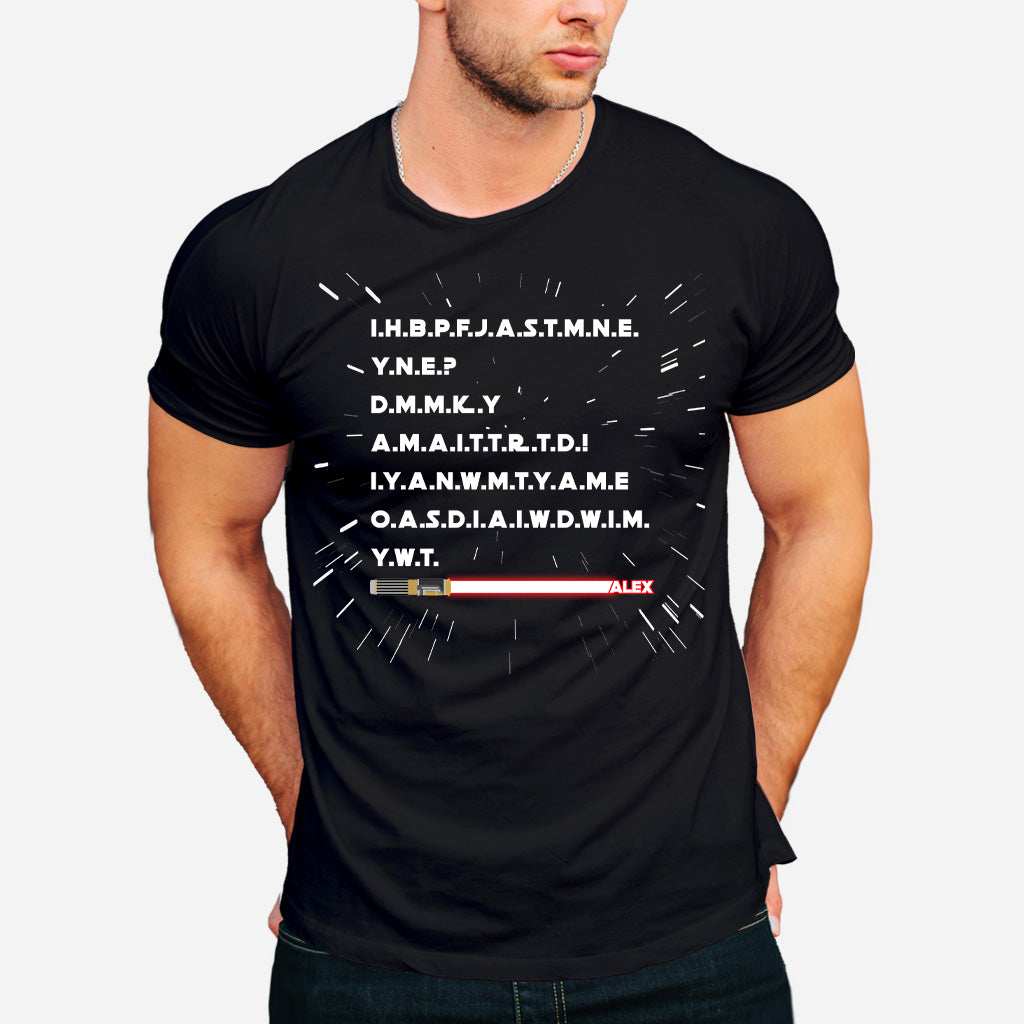 I Have Brought Peace Freedom Justice And Security - Personalized The Force T-shirt And Hoodie