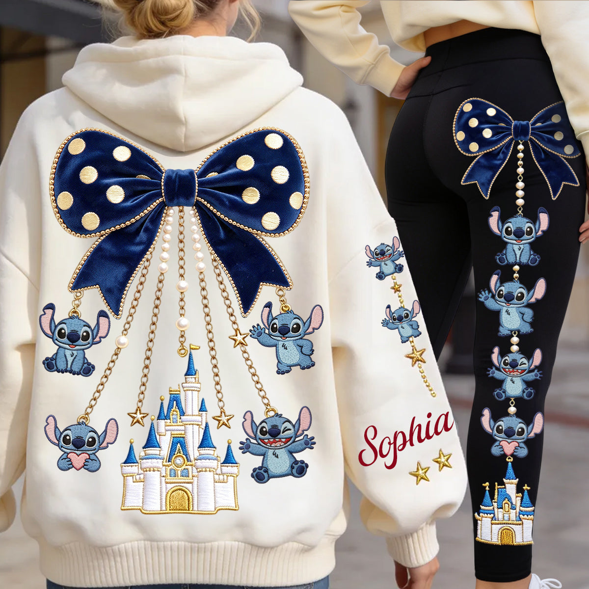 Ohana Means Family - Personalized Ohana Hoodie and Leggings
