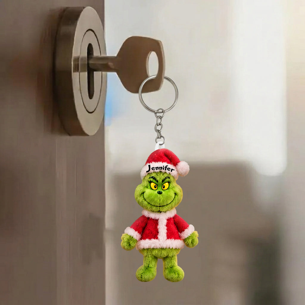 It's Time - Personalized Stole Christmas Tumbler With Plush Charm