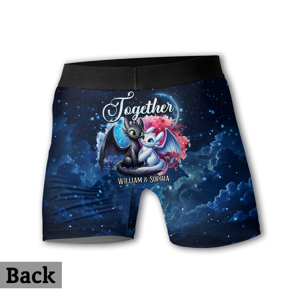 Dragon Couple - Personalized Couple Women Briefs & Men Boxer Briefs