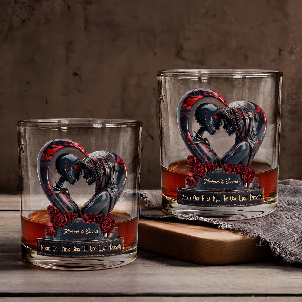 Till Death Do Us Part - Personalized Nightmare Whiskey Glass