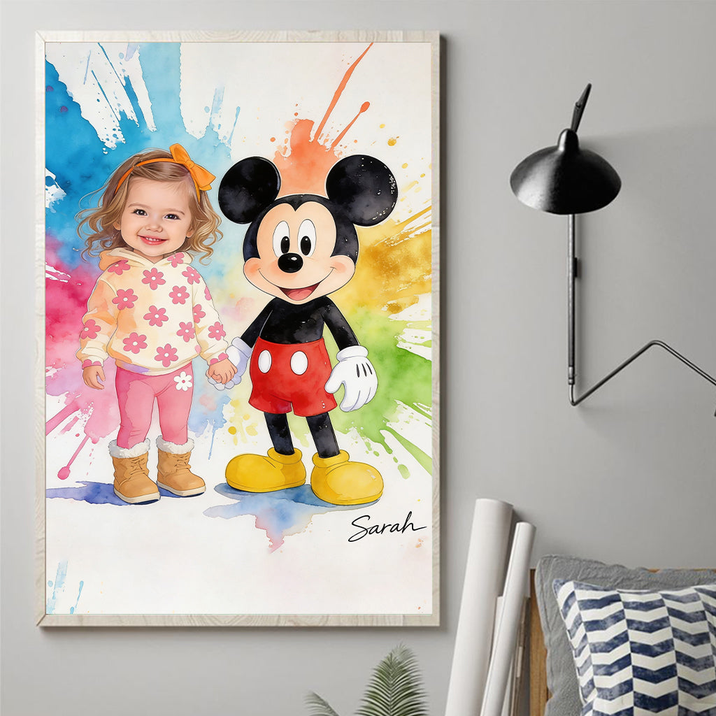Custom Any Photo - Personalized Mouse Canvas And Poster