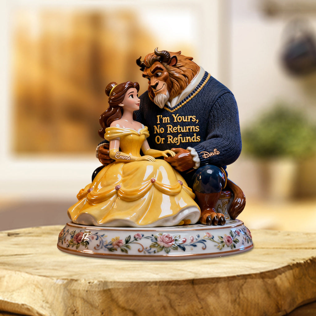 My Fairy Tale - Personalized Beauty And The Beast Custom Shaped Acrylic Plaque