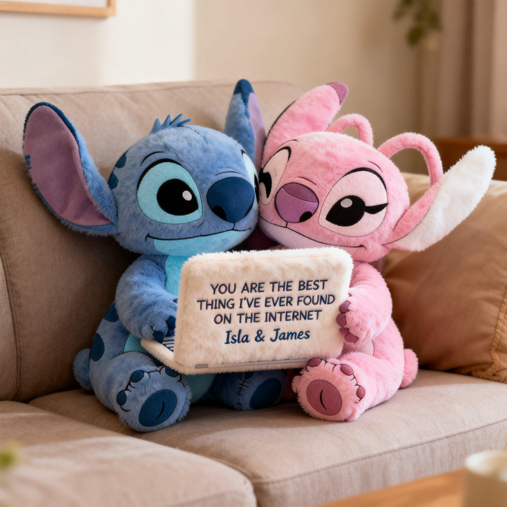 Best Thing I've Found On The Internet - Personalized Ohana Faux Fur Shaped Pillow