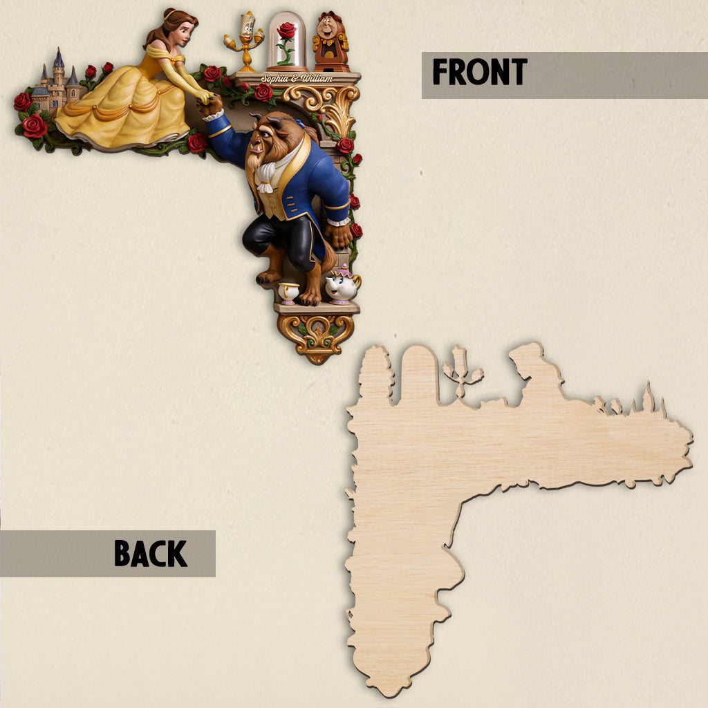 Tale As Old As Time - Personalized Beauty And The Beast Door Frame Decoration
