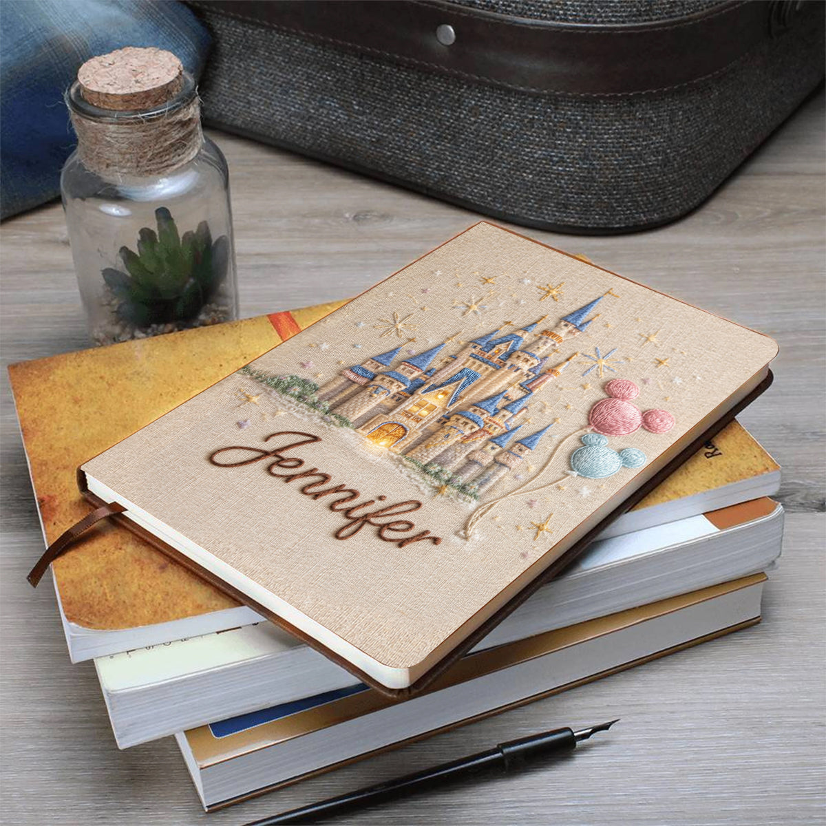 Magical Moments - Personalized Mouse Leather Journal