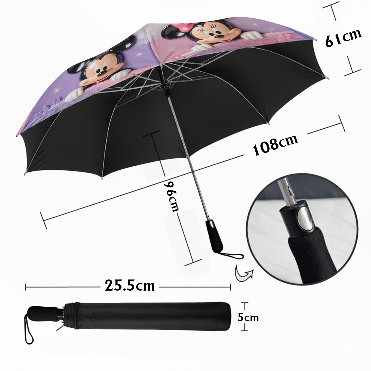 Friends - Personalized Mouse Umbrella