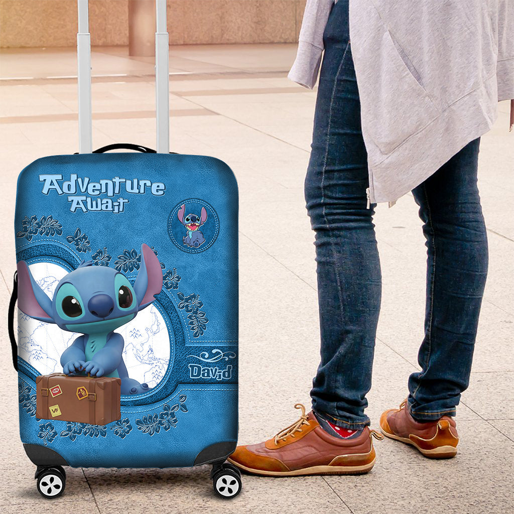 Ohana Adventure Awaits - Personalized Ohana Luggage Cover