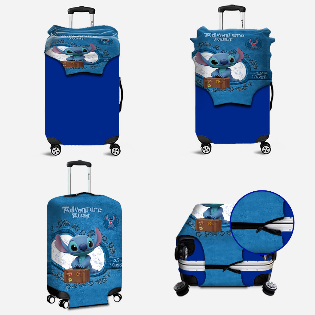 Ohana Adventure Awaits - Personalized Ohana Luggage Cover