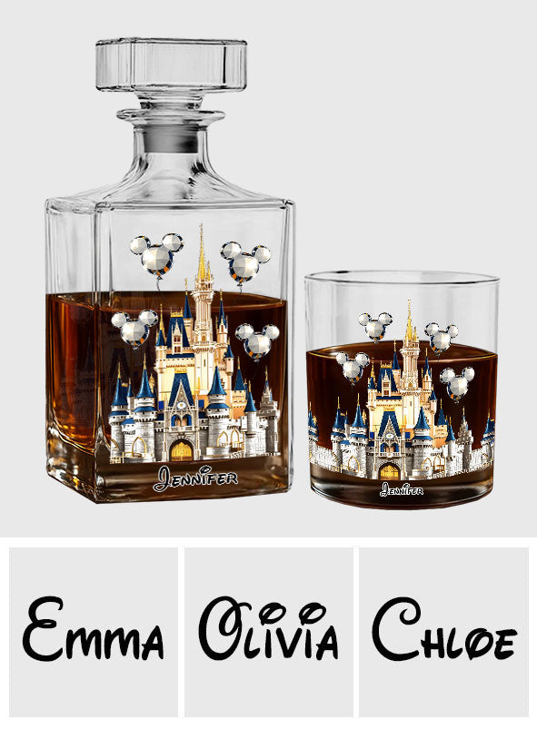 The Magical Castle - Personalized Mouse Whiskey Decanter Set