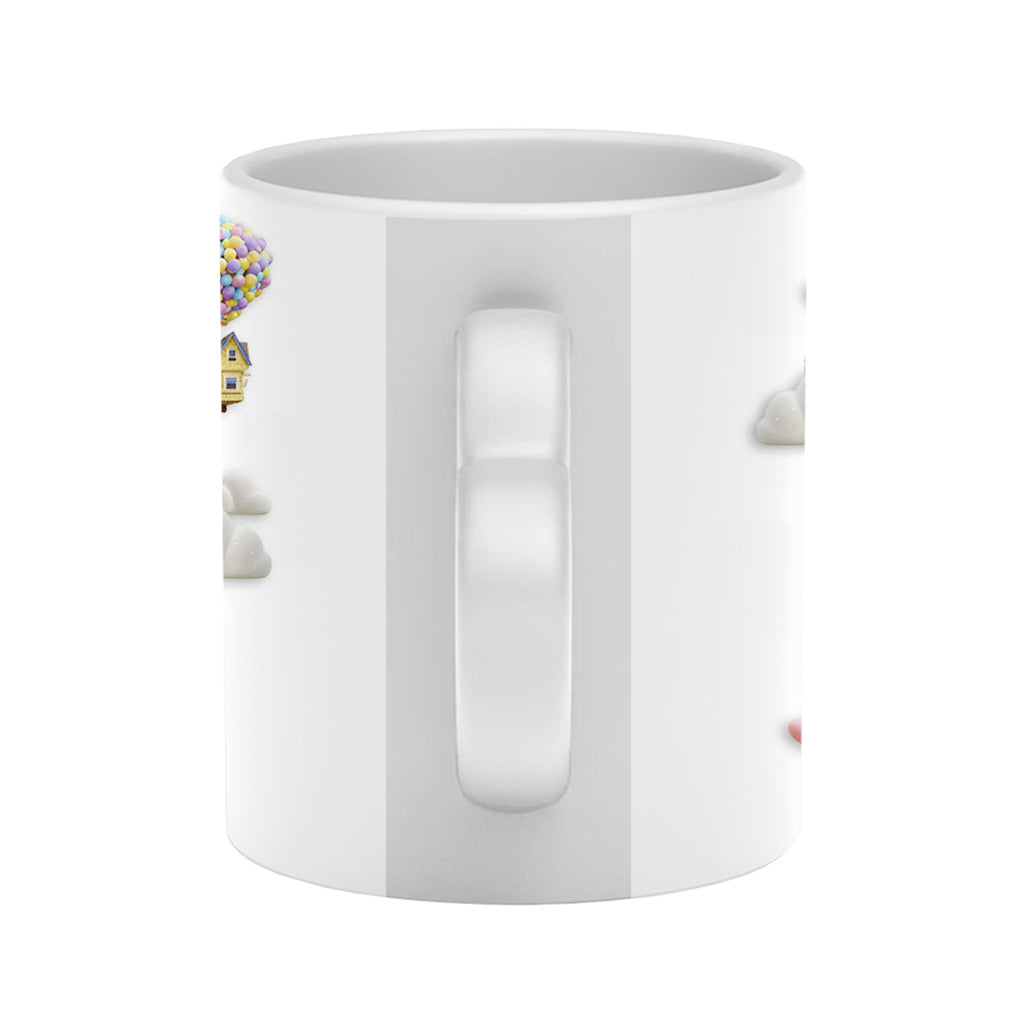 I Love You - Personalized Couple Heart Handle Mug
