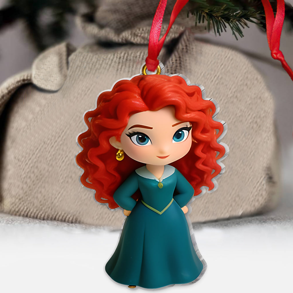 Princess Christmas Magic - Personalized Disney Princess Acrylic Ornament Advent Set