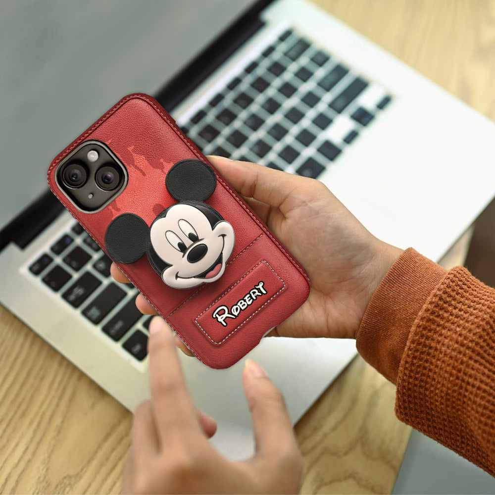 Dream Magic Custom Name - Personalized Full Print Mouse Phone Case & Phone Grip