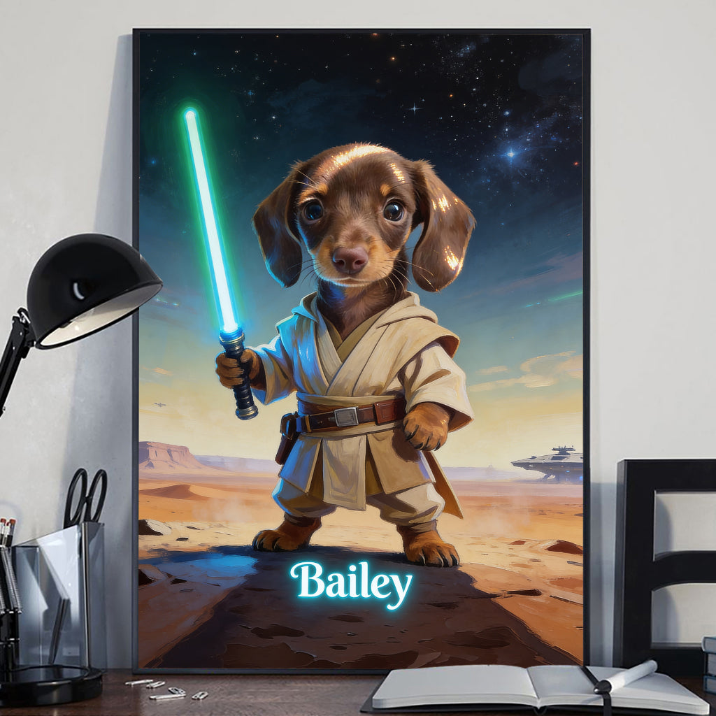 May The Force Be With You - Personalized The Force Canvas And Poster