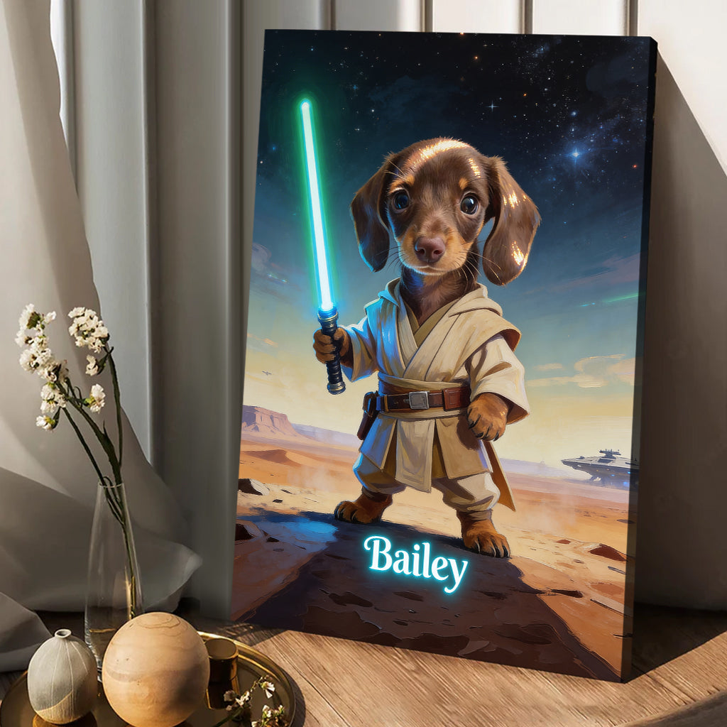 May The Force Be With You - Personalized The Force Canvas And Poster