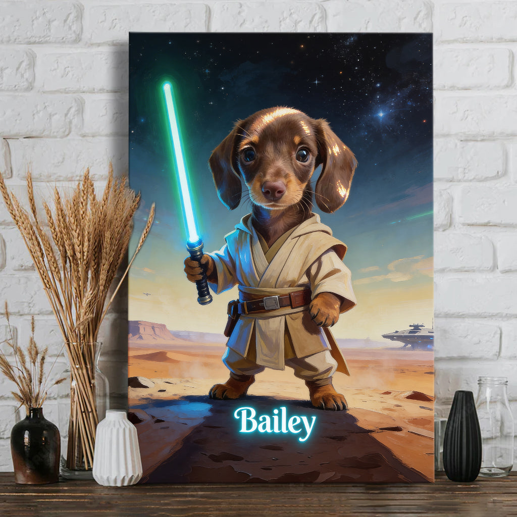 May The Force Be With You - Personalized The Force Canvas And Poster