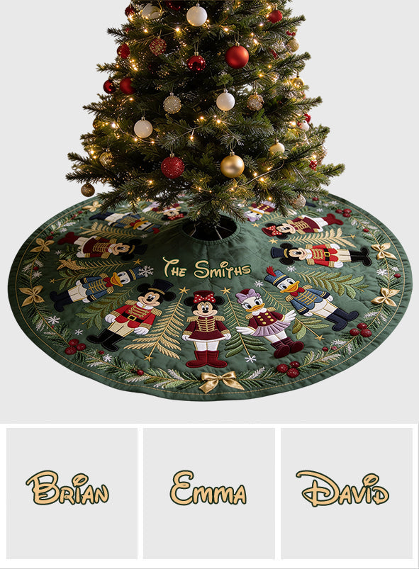 Merry Christmas - Personalized Mouse Tree Skirt