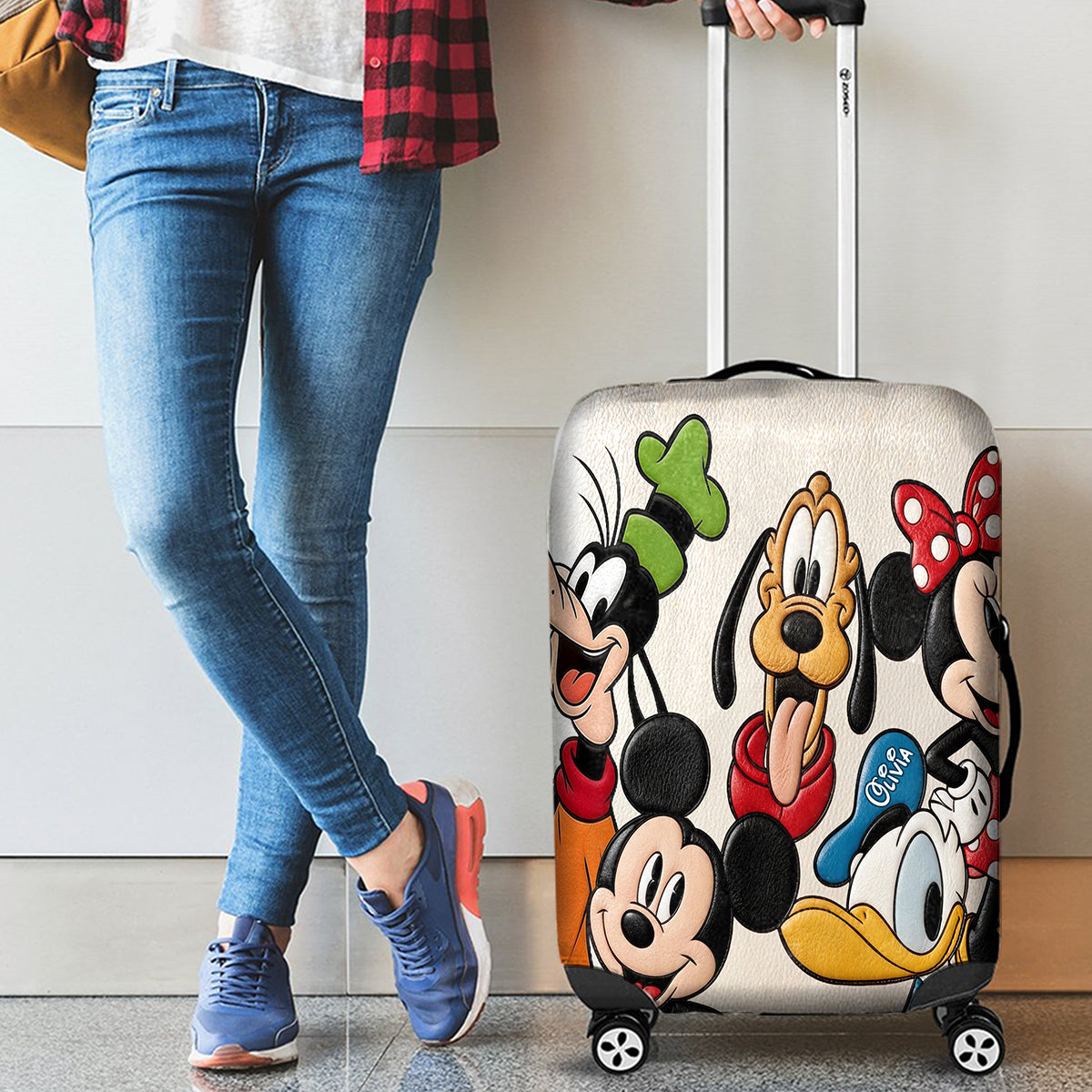 Friends - Personalized Mouse Luggage Cover