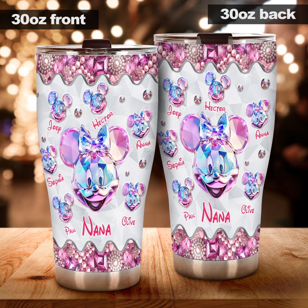 Crystal Mouse Ears - Personalized Mouse Tumbler
