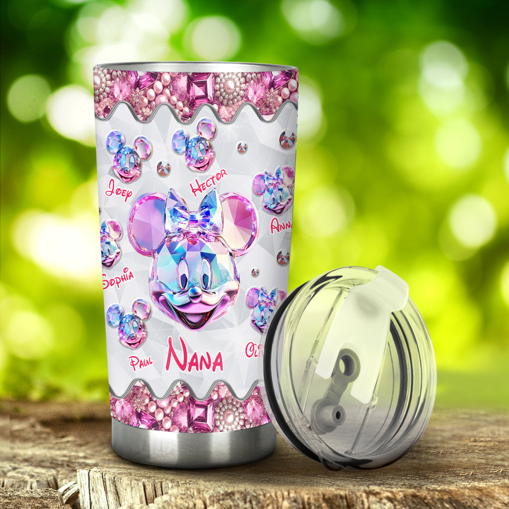 Crystal Mouse Ears - Personalized Mouse Tumbler