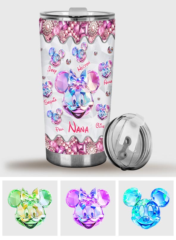 Crystal Mouse Ears - Personalized Mouse Tumbler