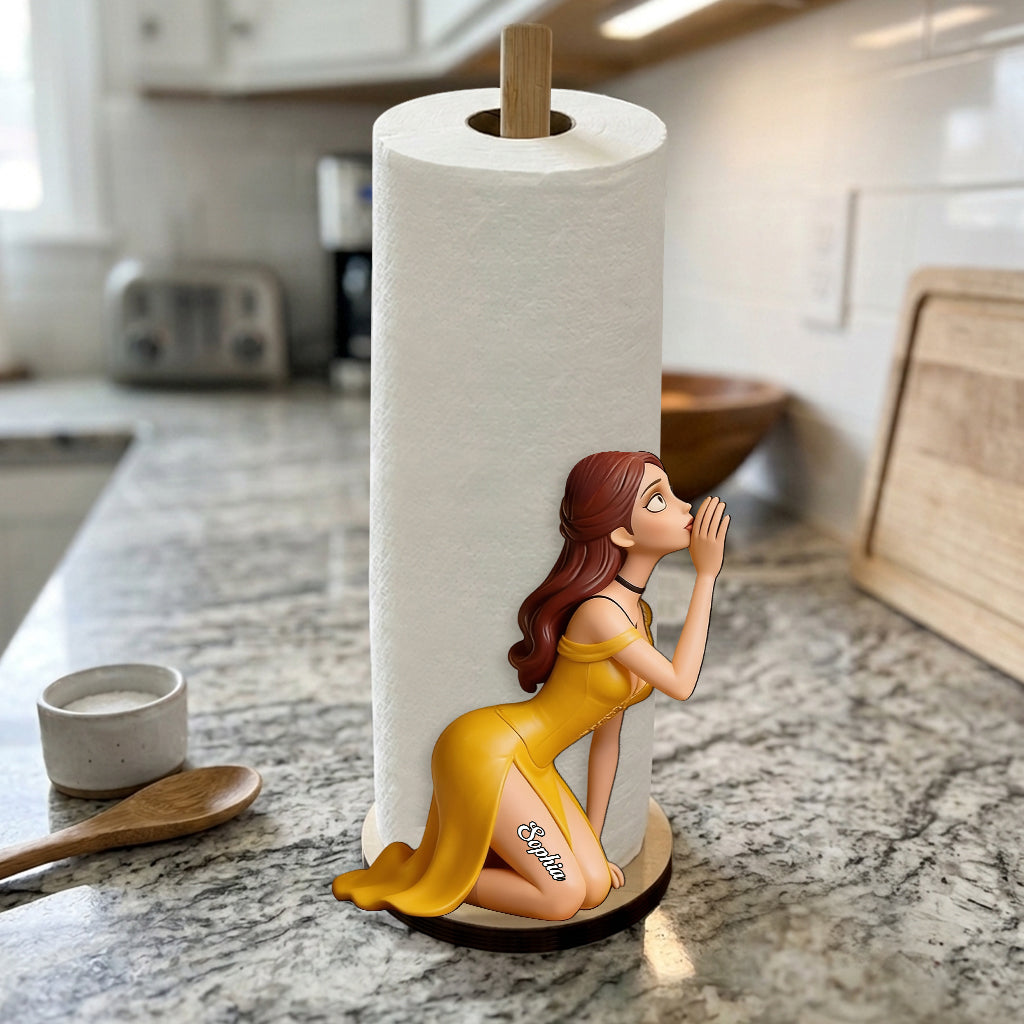 Tale As Old As Time - Personalized Beauty And The Beast Paper Towel Stand