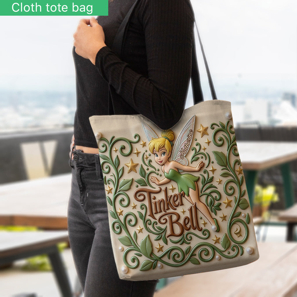 Pixie Dust - Personalized Flying Fairy Tote Bag