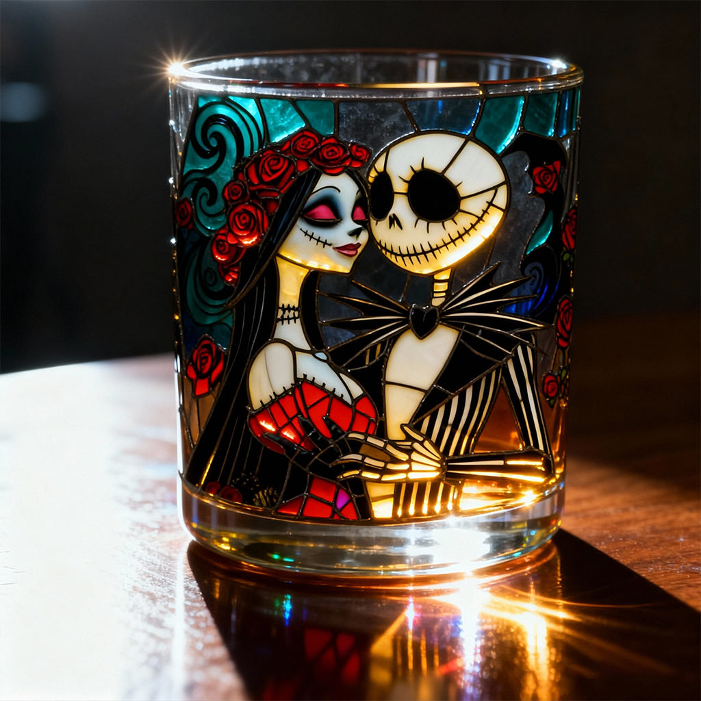 From Our First Kiss - Personalized Nightmare Whiskey Glass