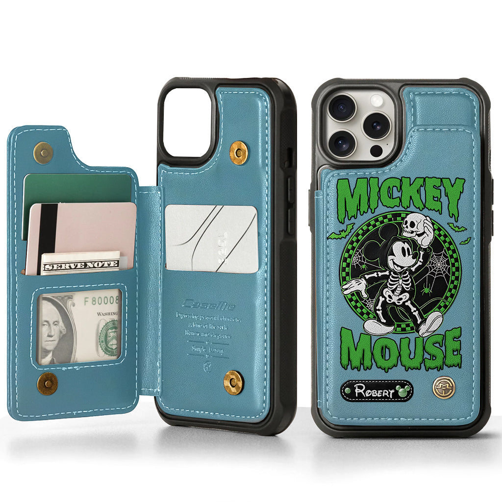 No So Scary Party - Personalized Mouse Wallet Phone Case