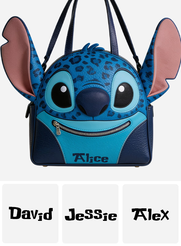 Blue Ailen - Personalized Ohana Custom Shape Tote Bag