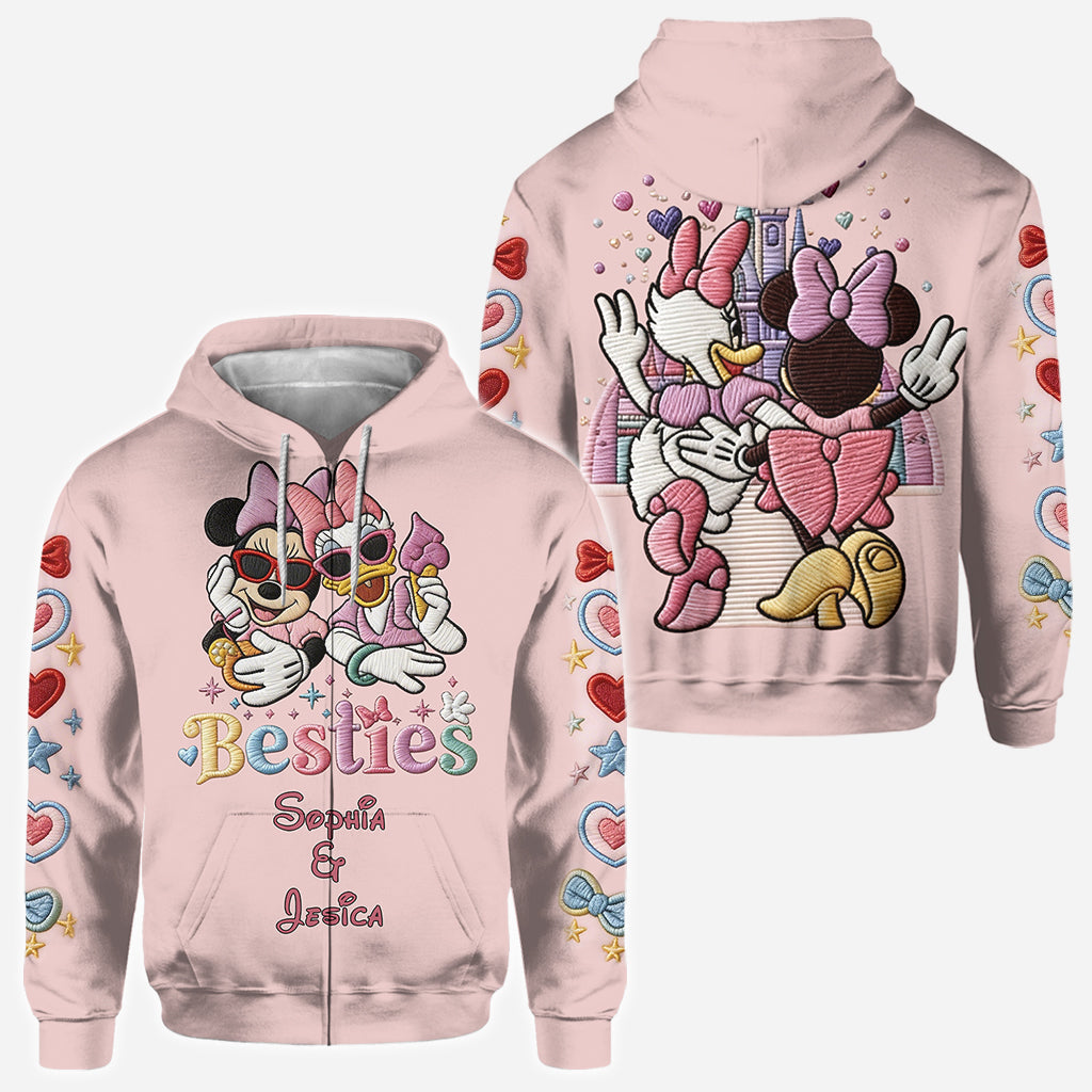 Besties Forever - Personalized Mouse All Over Shirt