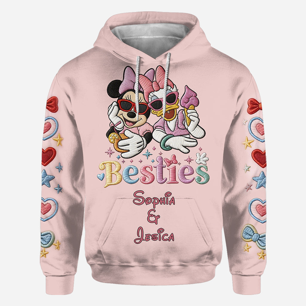 Besties Forever - Personalized Mouse All Over Shirt