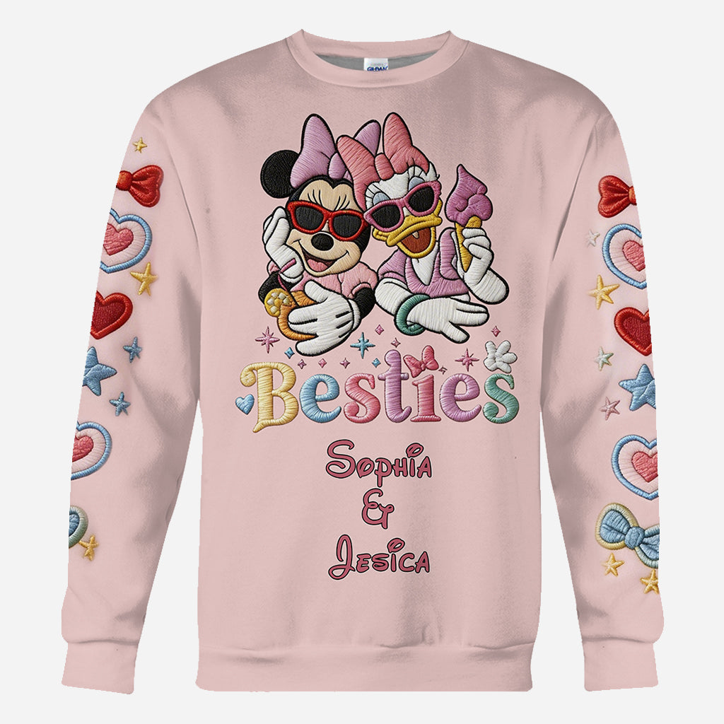 Besties Forever - Personalized Mouse All Over Shirt